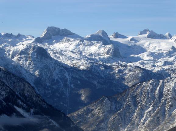 Vista sulla Freesports Arena Dachstein Krippenstein