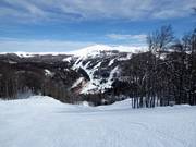 Vista da Vilina Voda (1841 m) verso Vrh Troglava (2072 m)