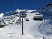 Sattele - 4pers.| Seggiovia ad alta velocità (ad agganciamento automatico) con cupole di protezione