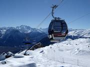 Riederalp-Blausee-Moosfluh (Gletscherbahn Moosfluh) - Seggiocabinovia con seggiole 6 posti e cabine 8 posti