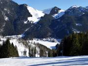 Vista sulle sistemazioni presso lo Spitzingsee