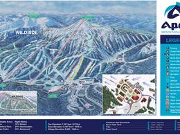 Mappa delle piste Apex Mountain Resort