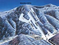 Mappa delle piste Podjavorník