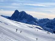 Pista Pfannspitz con Peitlerkofel