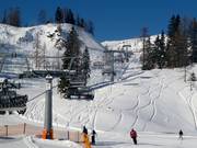 Lawinenstein - 6pers.| Seggiovia ad alta velocità (ad agganciamento automatico) con cupole di protezione