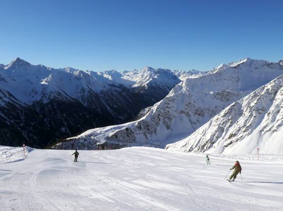Vista sulle piste di Kappl