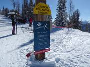 Monster X gatto delle nevi nella Taynton Bowl