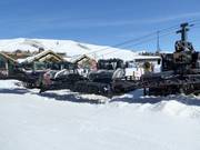 Moderne battipista al Dollar Mountain