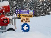 Cartello informativo ad Armentarola