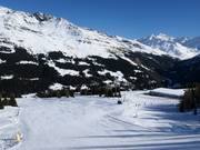 Piste facili alla stazione intermedia Plaghera