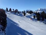 Ottima preparazione delle piste a Hochoetz