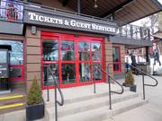 Area casse molto curata nel Teton Village