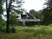 L'ex vecchia pista da sci al coperto è stata parzialmente demolita.