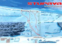 Mappa delle piste Stupava