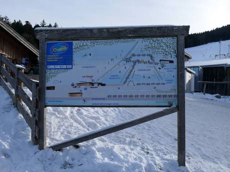 Alpenvorland Bavarese: Orientamento nei comprensori sciistici – Orientamento Oedberg - Gmund-Ostin