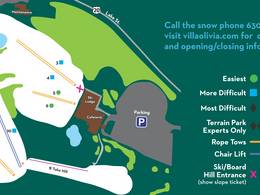 Mappa delle piste Villa Olivia - Bartlett