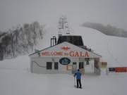 Pista di collegamento verso Gala