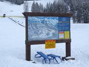 Mappa delle piste Fairmont Hot Springs