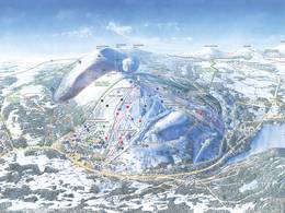 Mappa delle piste Pyhä