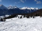 Pendii di neve fresca fino a Ftan