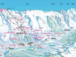Mappa delle piste Lauchernalp - Lötschental