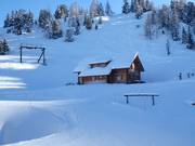 Rifugio per autogestione presso la Galsterbergalm