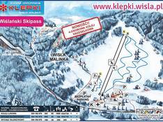 Mappa delle piste Klepki - Malinka (Wisła)