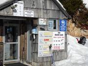 Informazioni all’ingresso degli impianti di risalita