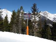 Segnaletica delle piste al Klausberg