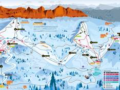 Mappa delle piste Carezza