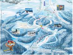 Mappa delle piste Corno del Renon (Rittner Horn) - Renon (Ritten)