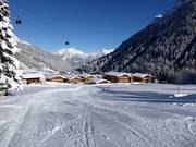 La pista conduce direttamente al Landal Hochmontafon