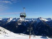 Mutegg - 4pers.| Seggiovia ad alta velocità (ad agganciamento automatico) con cupole di protezione