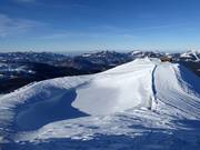 Lago di accumulo per l'innevamento sulla cima della Steinplatte