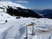 Pista facile presso lo skilift Palius