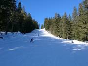 Pista di media difficoltà presso la seggiovia
