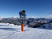Cannone da neve sulla Steinplatte