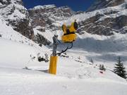 Cannone da neve in Alta Badia