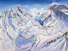 Mappa delle piste Portillo