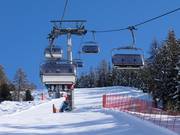 Teola-Pianoni Bassi - 4pers.| Seggiovia ad alta velocità (ad agganciamento automatico) con cupole di protezione