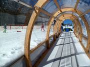 Vista da un tappeto coperto