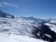 Vista da Giand'Alva fino a Furtschellas