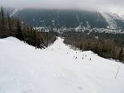 Discesa a valle verso Argentière