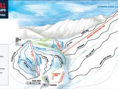 Mappa delle piste Roundhill - Lake Tekapo