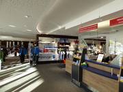 Area casse perfettamente curata presso la Waldbahn