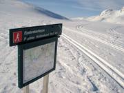 Accesso alla pista di sci di fondo