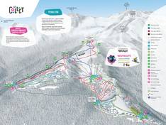 Mappa delle piste Le Collet d'Allevard
