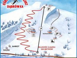 Mappa delle piste Dąbrówka - Suwałki