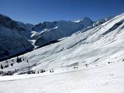 Vista verso lo skilift Bischof