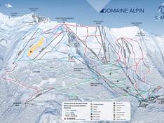 Mappa delle piste Les Karellis